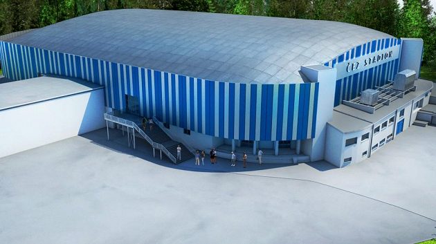 Vizualizace nového stadionu hokejistů Kladna