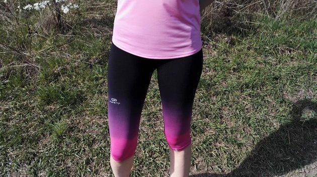 Běžecké legíny Kalenji Tye and Dye.