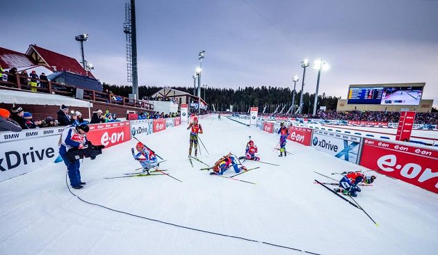 Stíhací závod žen v ruském Chanty-Mansijsku byl pro závodnice velmi těžký...