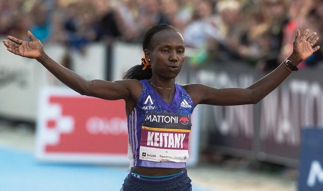 Mary Keitanyová, jedna z nejrychlejších vytrvalkyň světa.