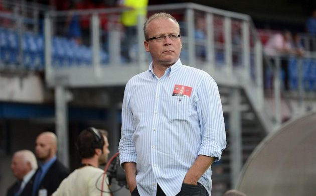 Sportovní ředitel Viktorie Plzeň František Mysliveček během utkání 3. předkola Ligy mistrů mezi FC Viktoria Plzeň a JK Nomme Kalju