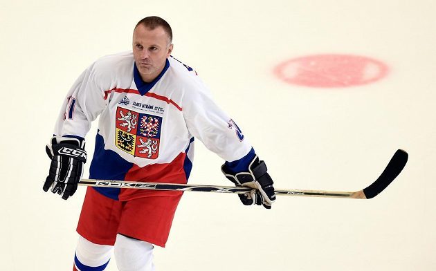 Na exhibici v Jihlavě nechyběl ani bývalý kapitán národního týmu Robert Reichel.