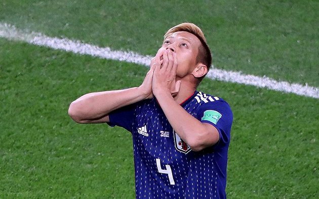 Japonec Keisuke Honda po třech minutách na hřišti vyrovnal duel se Senegalem.