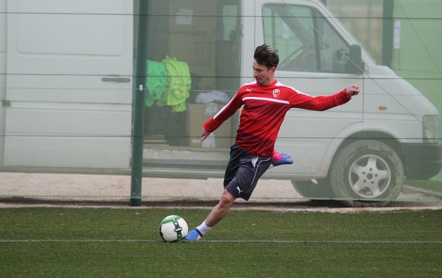 Plzeňský záložník Milan Petržela během soustředění.