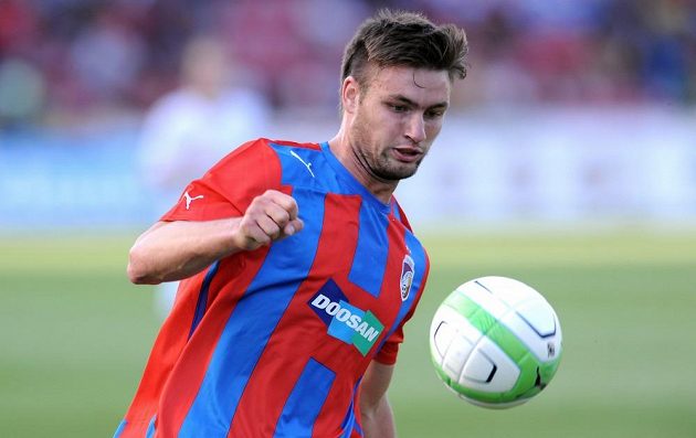 Plzeňský útočník Tomáš Wágner během 2.předkola Ligy mistrů mezi FC Viktoria Plzeň a FK Željezničar Sarajevo.