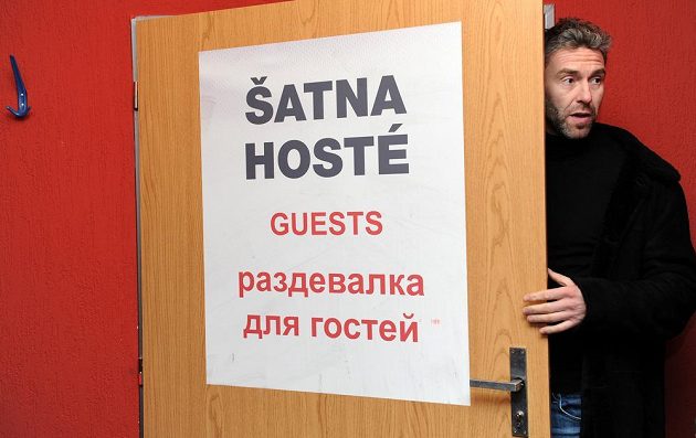 Liberecký útočník Petr Nedvěd na pondělním srazu české hokejové reprezentace v holešovické Tipsport Areně.