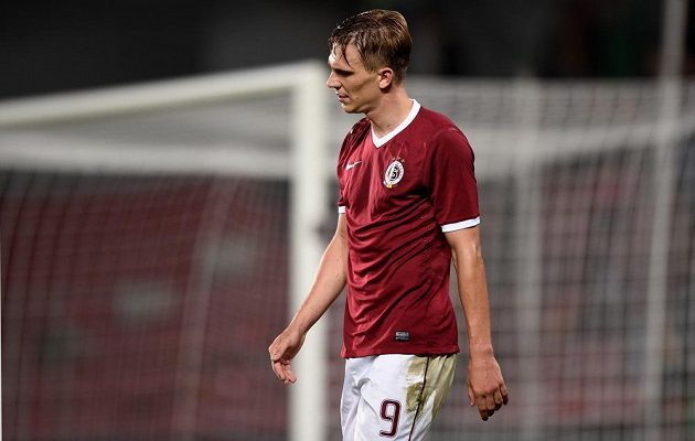 Sparťanský záložník Bořek Dočkal během utkání 4. kola Synot ligy s Baníkem Ostrava.