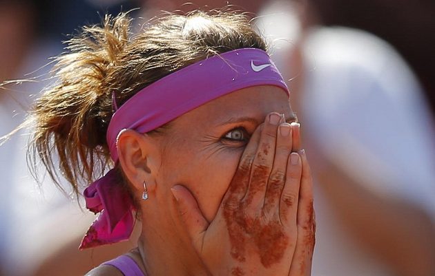 Lucie Šafářová stále nemůže uvěřit tomu, že se probojovala do svého prvního grandslamového finále v singlu.