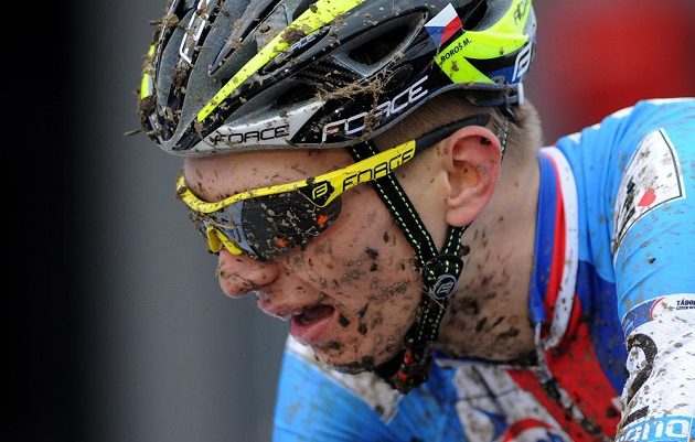 Český cyklokrosař Michael Boroš obsadil na MS v Táboře v kategorii elite třinácté místo.