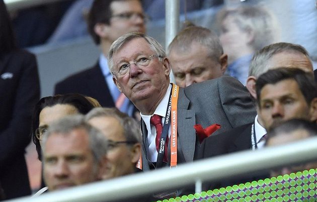 Na finále Evropské ligy se přišel podívat i legendární kouč a bývalý lodivod Manchesteru United Sir Alex Ferguson.