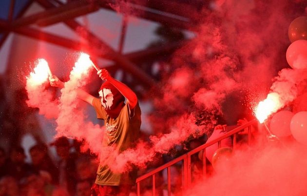 Fotbalová Slavia se potýká s problematickými fanoušky (ilustrační foto)