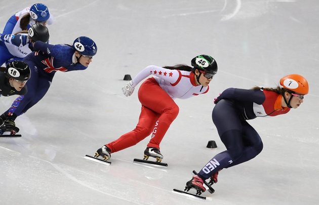 Česká rychlobruslařka na krátké dráze Michaela Sejpalová obsadila v Kangnungu v rozjížďce na 1500 metrů čtvrté místo a do semifinále nepostoupila.