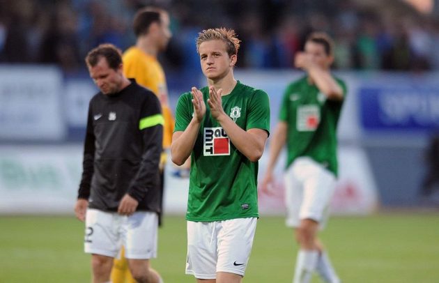 Jablonecký záložník Jan Kopic po úvodním utkání play off Evropské ligy s Betisem Sevilla.