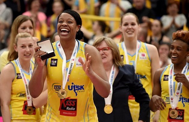 Basketbalistka USK Praha Kia Vaughnová byla vyhlášena nejužitečnější hráčkou turnaje.