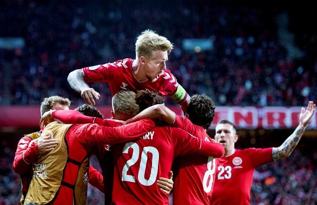 Fotbalisté Dánska porazili doma v kvalifikačním duelu o postup na mistrovství Evropy 2020 Švýcarsko 1:0.