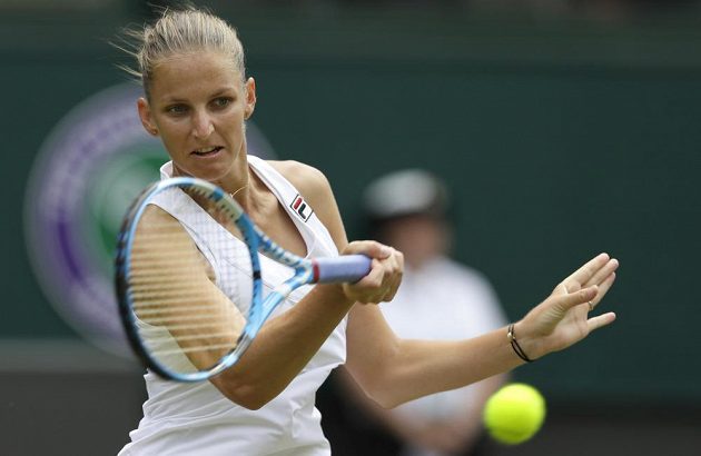 Karolína Plíšková předvedla ve druhém kole Wimbledonu proti Viktorii Azarenkové skvělý výkon
