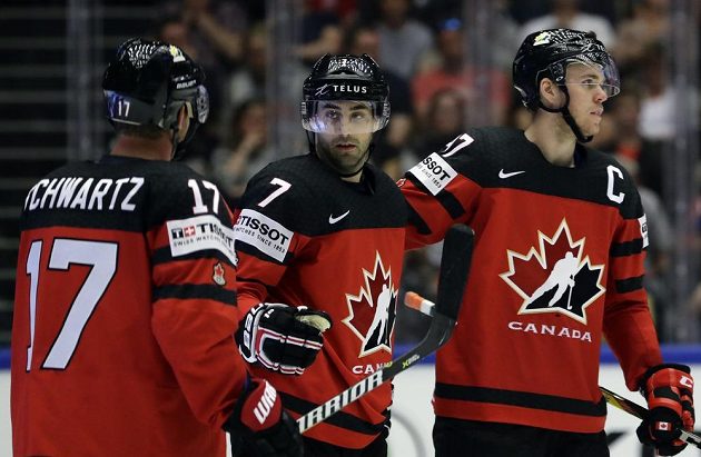 Kanadský hokejista Jordan Eberle se v duelu proti Dánsku na mistrovství světa rovněž zapsal mezi střelce.
