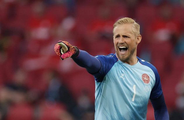 Dánský gólman Kasper Schmeichel proti Walesu uzavřel svou svatyni a nepustil ani jeden gól