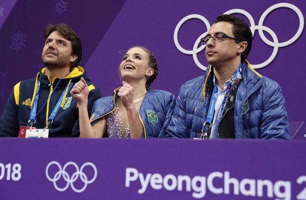 Brazilka Isadora Williams byla po krátkém programu spokojená se svým výsledkem.