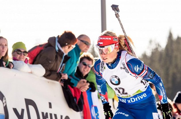 Eva Puskarčíková jako jediná z českých biatlonistek v Pokljuce ani jednou nechybovala.