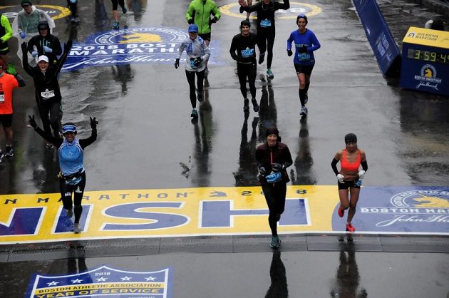 Boston Marathon: Konečně v cíli.