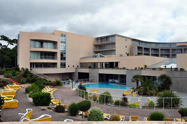 Hotel ve francouzském Mouilleron-le-Captif, kde jsou ubytovány české basketbalistky na mistrovství Evropy.