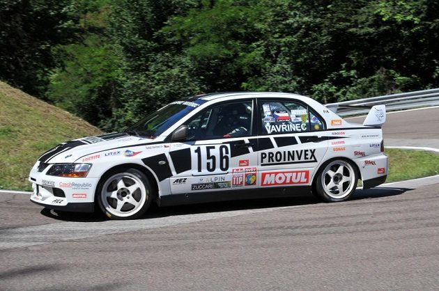 Tomáš Vavřinec s Mitsubishi Lancer míří za Pohárem FIA.