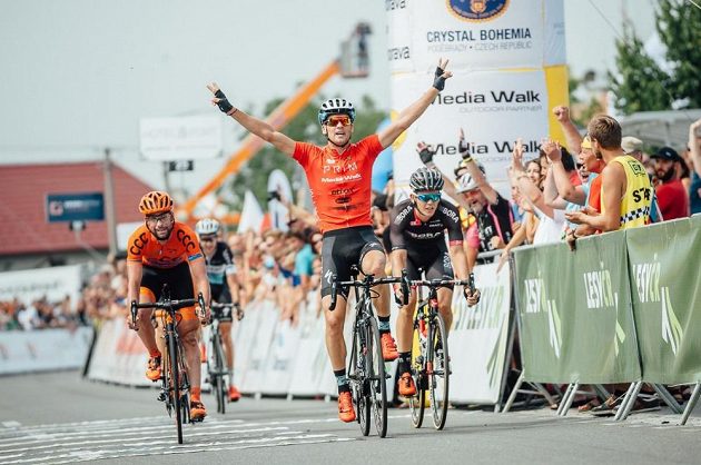 Zdeněk Štybar a jeho vítězný triumf v závěrečné etapě Czech Cycling Tour.