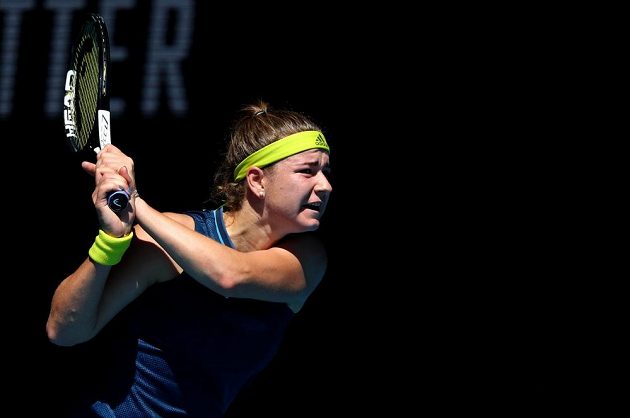 Česká tenistka Karolína Muchová ve druhém setu čtvrtfinále Australian Open rozjela k senzačnímu výkonu.