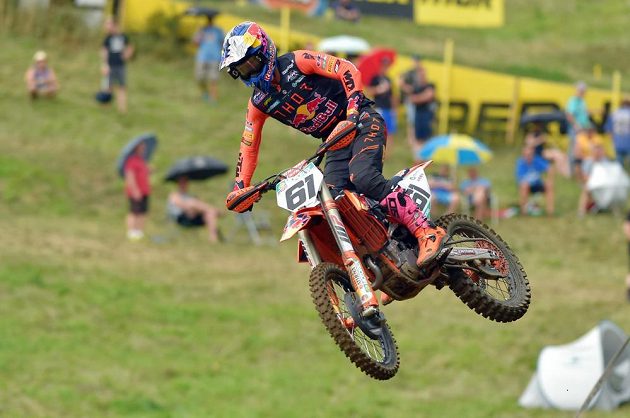 Jorge Prado ze Španělska vyhrál Velkou cenu České republiky, závod MS v motokrosu.