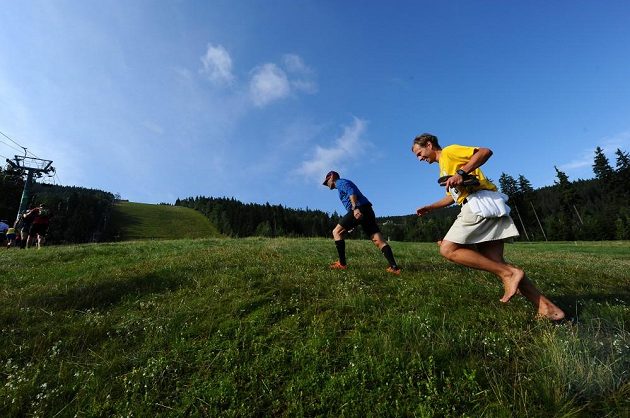 Je to opravdu horský maratón. Nějaká ta sjezdovka na vyběhnutí se vždycky najde.