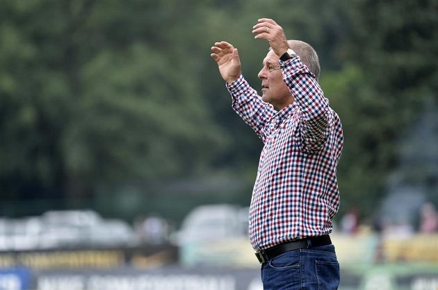 Trenér Jablonce Petr Rada.