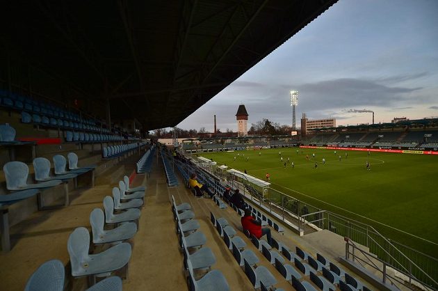 Utkání 14. kola první fotbalové ligy mezi SK Dynamo České Budějovice - 1. FK Příbram.