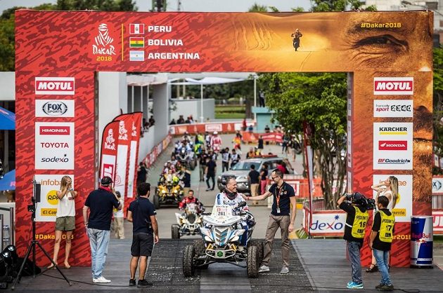 Zdeněk Tůma z BARTH Racing při Rallye Dakar 2018.