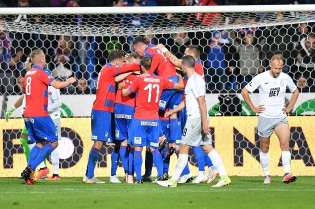 Fotbalisté Viktorie Plzeň se ve šlágru se Spartou ujali chvíli před koncem vedení a měli z toho velkou radost.