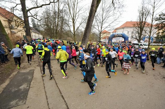 Vlašimský start závodu.