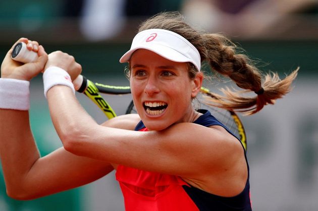 Britská tenistka Johanna Kontaová nepřešla na French Open ani na třetí pokus přes první kolo.