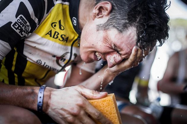 Jaroslav Kulhavý při Cape Epic 2015.