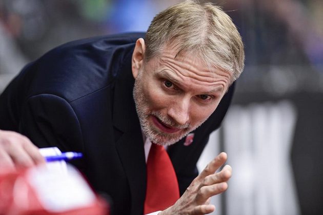 Trenér hokejového Hradce Králové Tomáš Martinec.