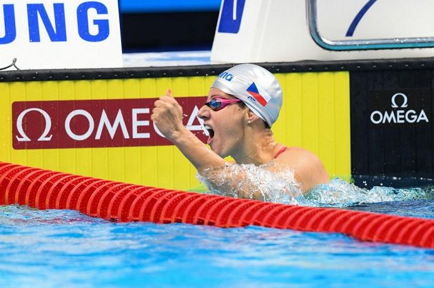 Je to tam! Plavkyně Martina Moravčíková postoupila na MS v Budapešti do semifinále závodu na 200 metrů prsa.