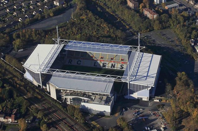 Fotbalový stadión francouzského Lens, kde se Česká republika utká během EURO 2016 s Tureckem.
