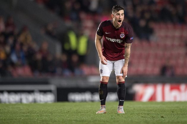 Lukáš Vácha se v duelu s Asterasem Tripolis vrátil do základní sestavy Sparty.