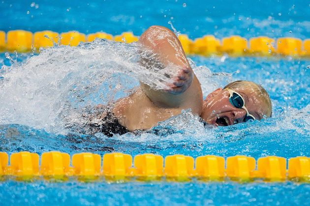 Plavkyně Běla Třebínová získala bronz na paralympijských hrách v Riu a zároveň první medaili pro českou výpravu. Třetí byla na 50 metrů volný způsob.