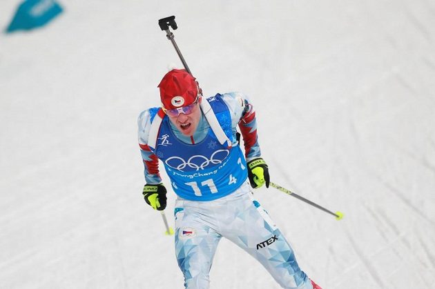Michal Krčmář během svého úseku.