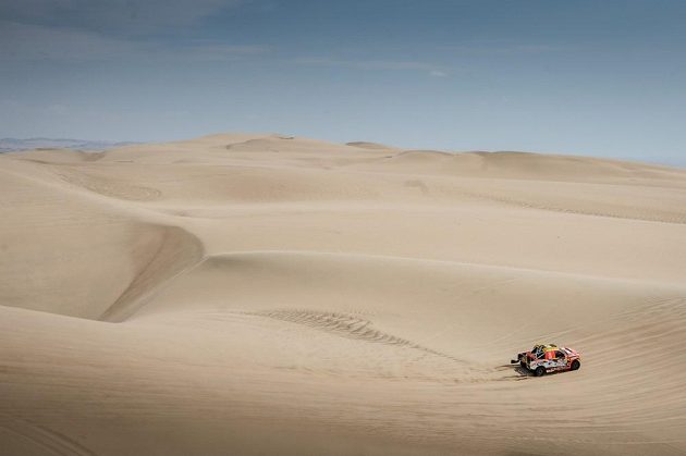 Martin Prokop se svým fordem při Rally Dakar 2018
