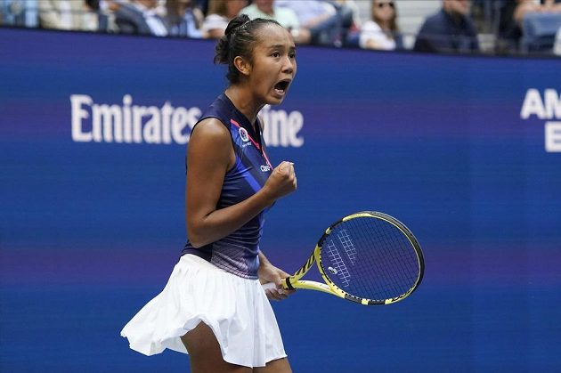 Leylah Fernandez's stormy reaction in the dramatic final of the US Open.