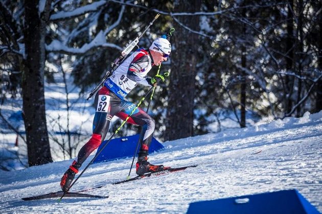 Michal Krčmář skončil při sprintu v Ruhpoldingu pětadvacátý, běh mu nevyšel.