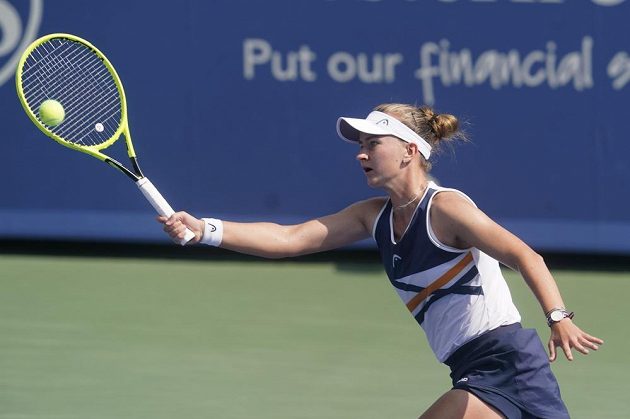 Konec. Tenistka Barbora Krejčíková prohrála ve čtvrtfinále turnaje v Cincinnati se světovou jedničkou Australankou Ashleigh Bartyovou.