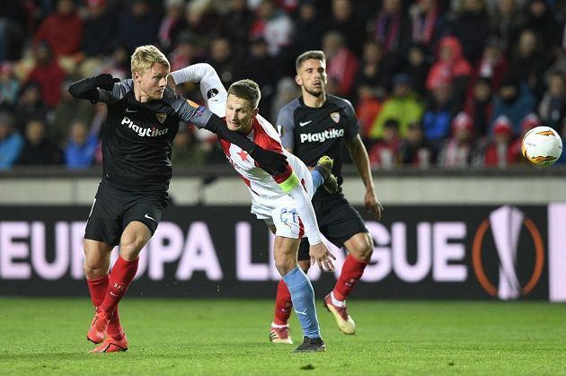 Zprava Milan Škoda ze Slavie a Simon Kjaer