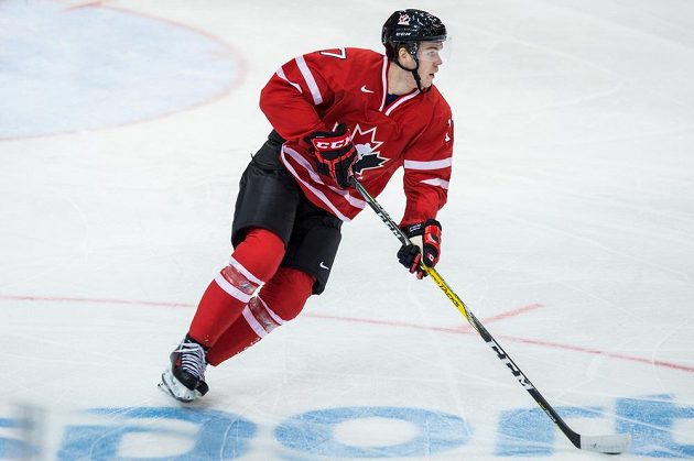 Útočník Connor McDavid vstřelil třetí gól Kanady v přípravném utkání proti Česku.